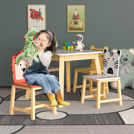 5 Piece Kid Table and Chair Set