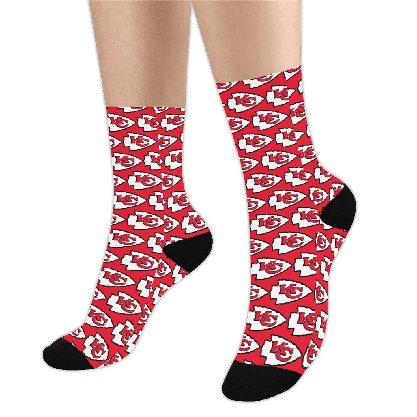 KC Chiefs Crew Socks - Shop Jobie