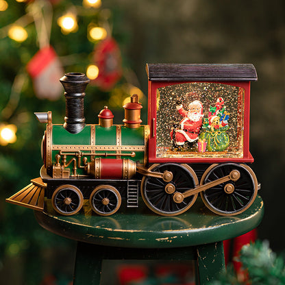 Christmas Train Music Box