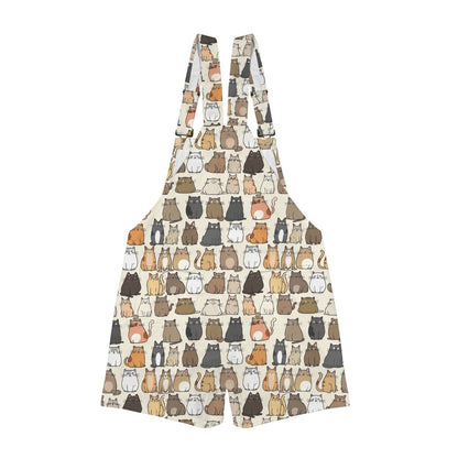 Cats Suspender Jumpsuit - Shop Jobie