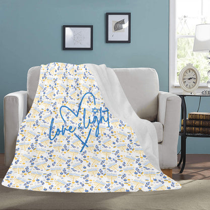 Happy Hanukkah Cozie Hug Blanket