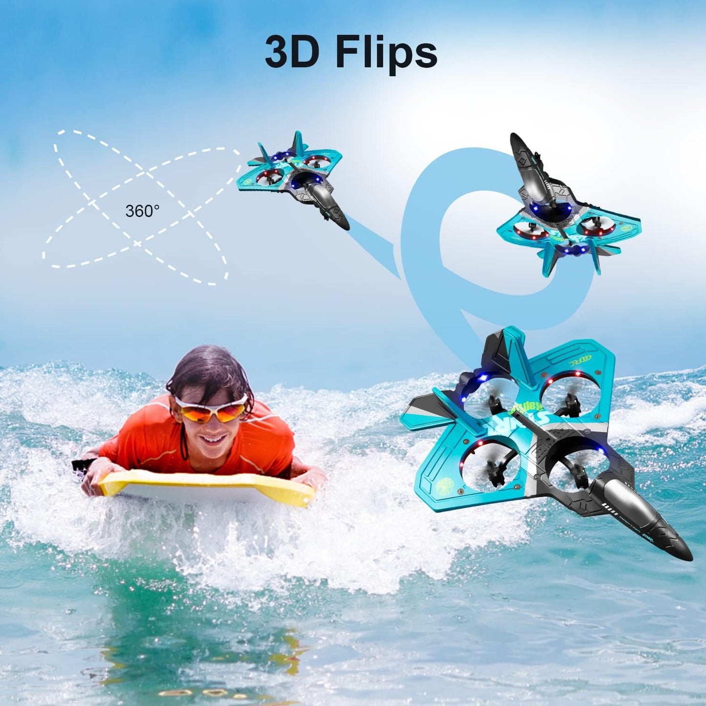 V17 RC Spinning Drone
