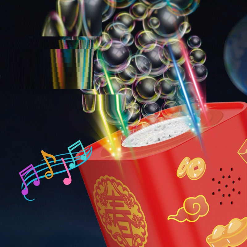 New Year Gift Fireworks Bubble Machine