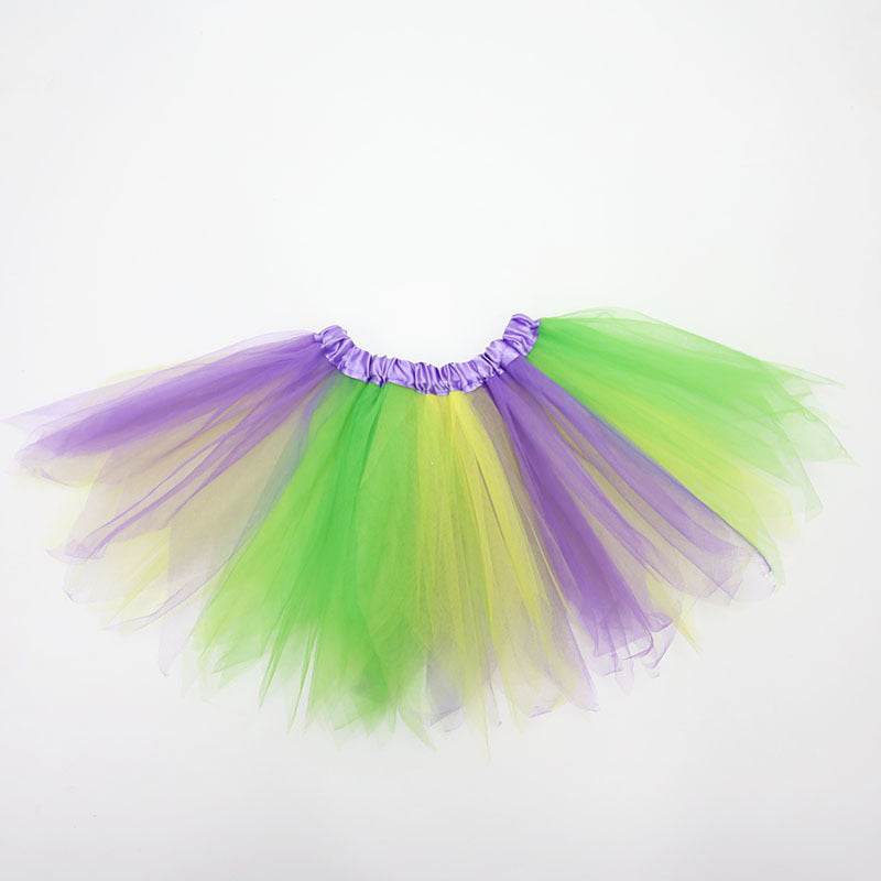 Carnival Party Costume Mesh Skirt, Necklace & Headand Set - Shop Jobie