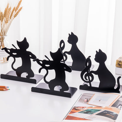 Musical Cat Bookends
