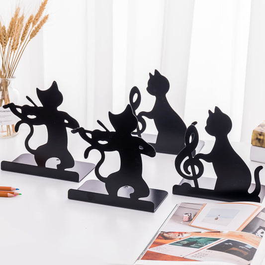 Musical Cat Bookends
