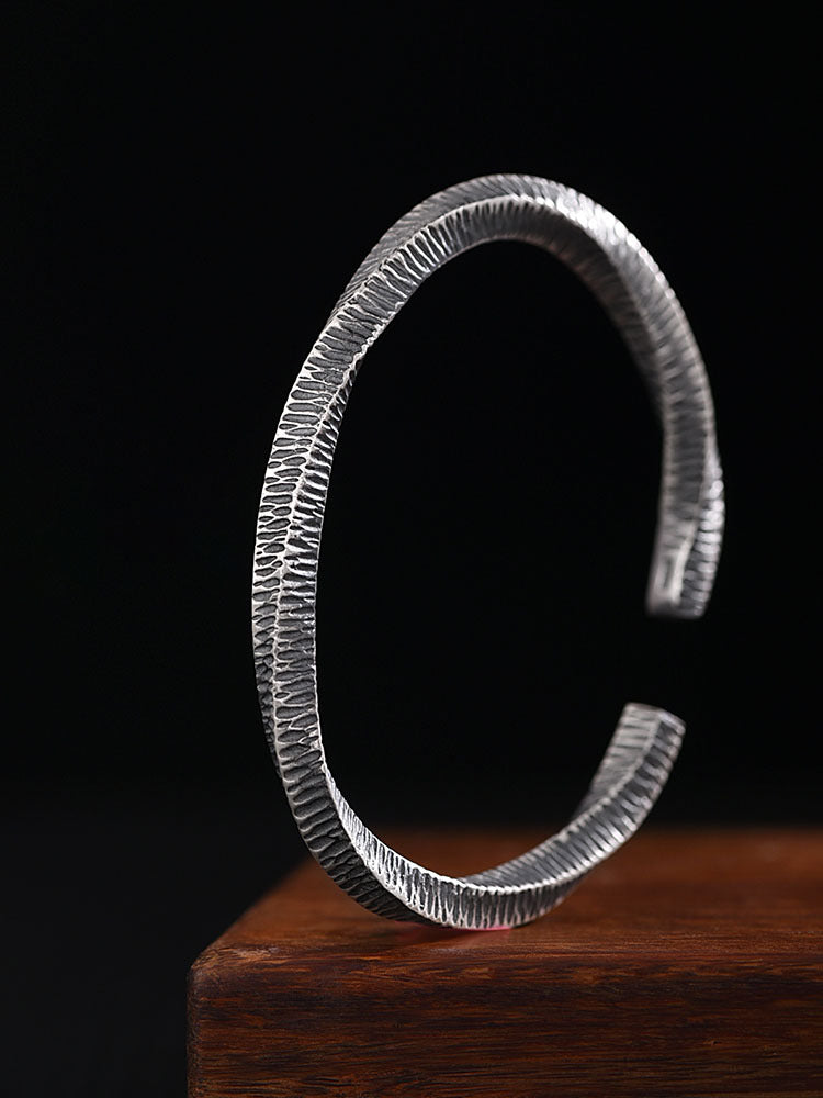 999 Sterling Silver Mobius Bracelet