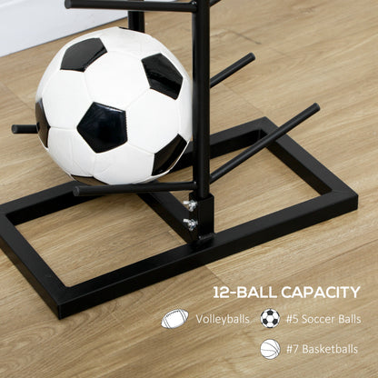 12-Ball Slim Designed Sports Rack