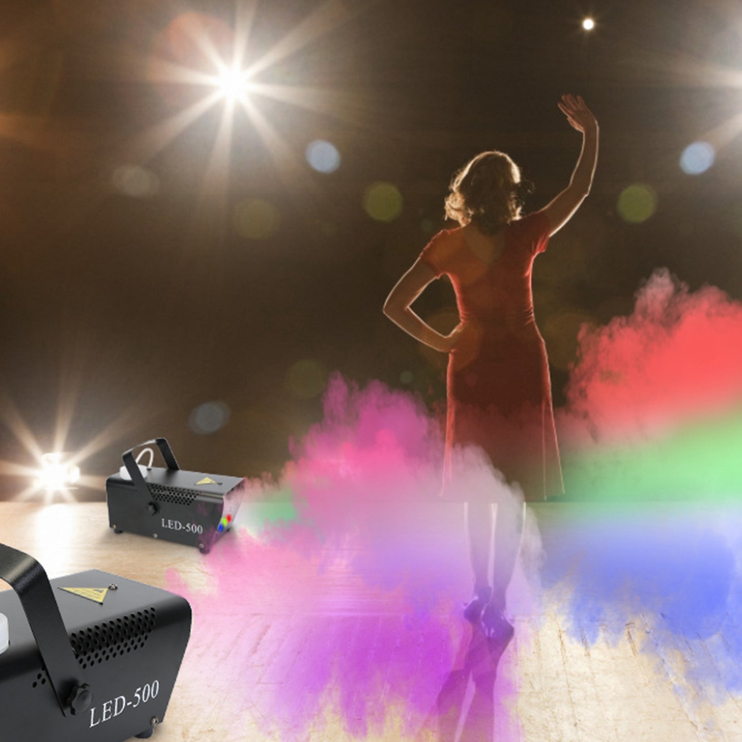 Fog Machine w/RGB LED Lights