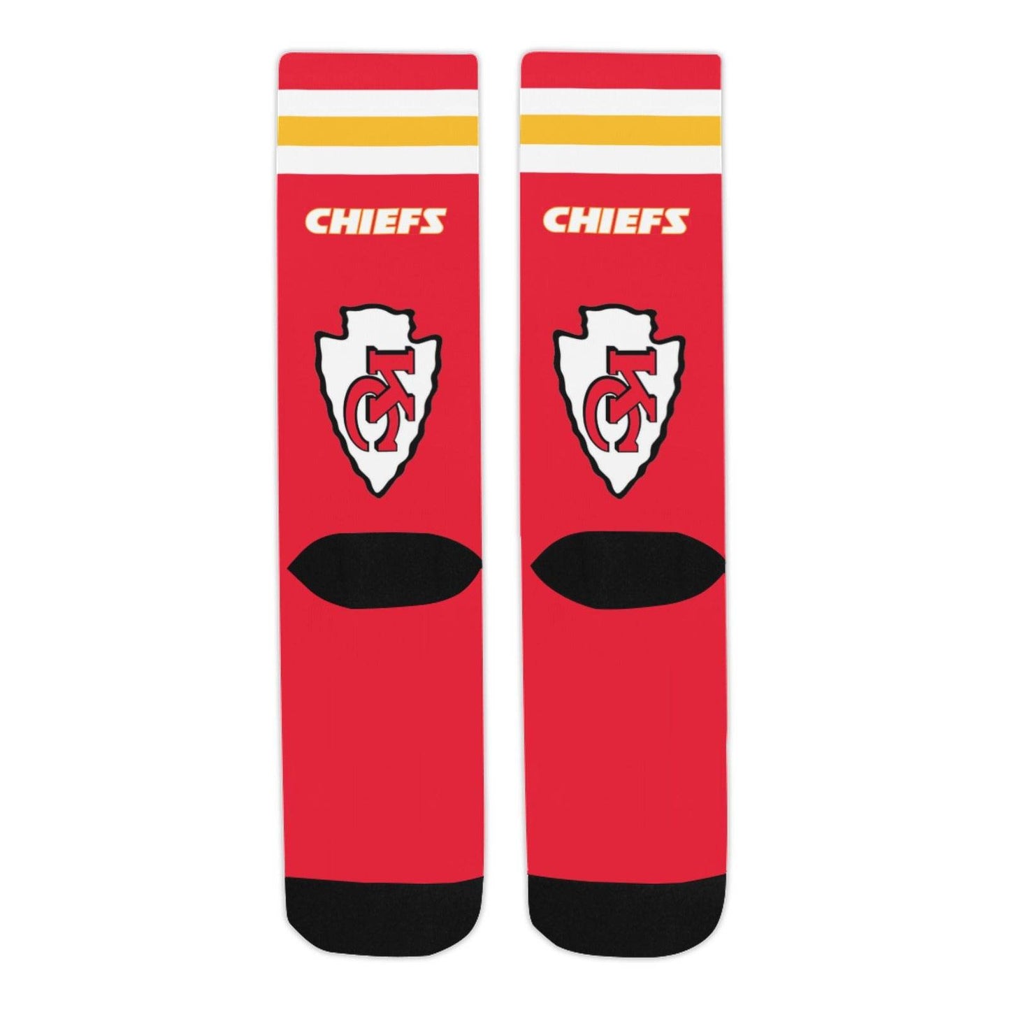 KC Chiefs Crew Socks 2 - Shop Jobie