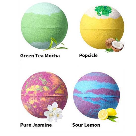 Rainbow Bath Salt Ball - Shop Jobie