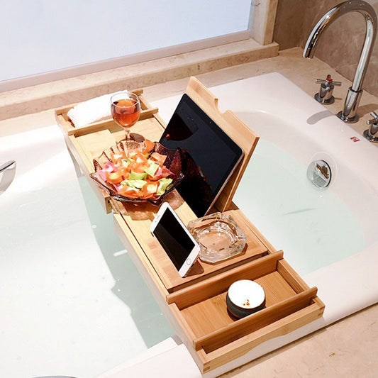 Luxury Bath Tray w/Phone Holder