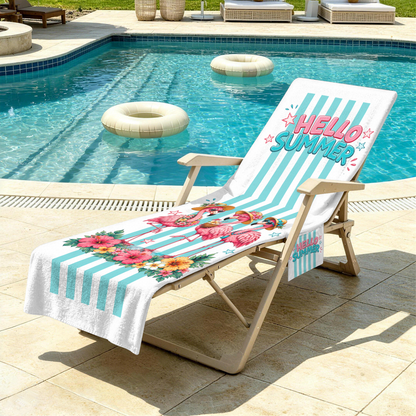 Beach Chair Cover & Portable Lounge Tote