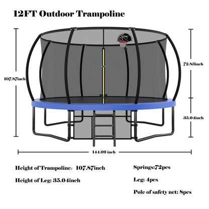 12FT Kids Trampoline