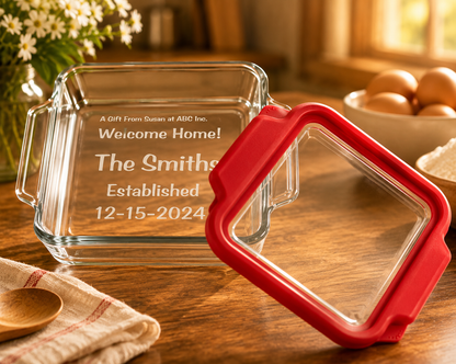 Company Customized Glass Cake Dish