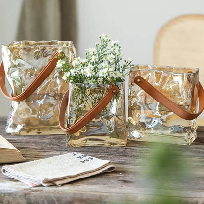 Handbag Glass Vase Design - Shop Jobie