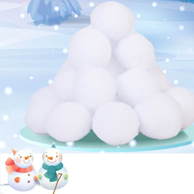 50 pcs Indoor Snowball Fight! Winter White Snowballs - Shop Jobie