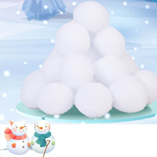 50 pcs Indoor Snowball Fight! Winter White Snowballs - Shop Jobie