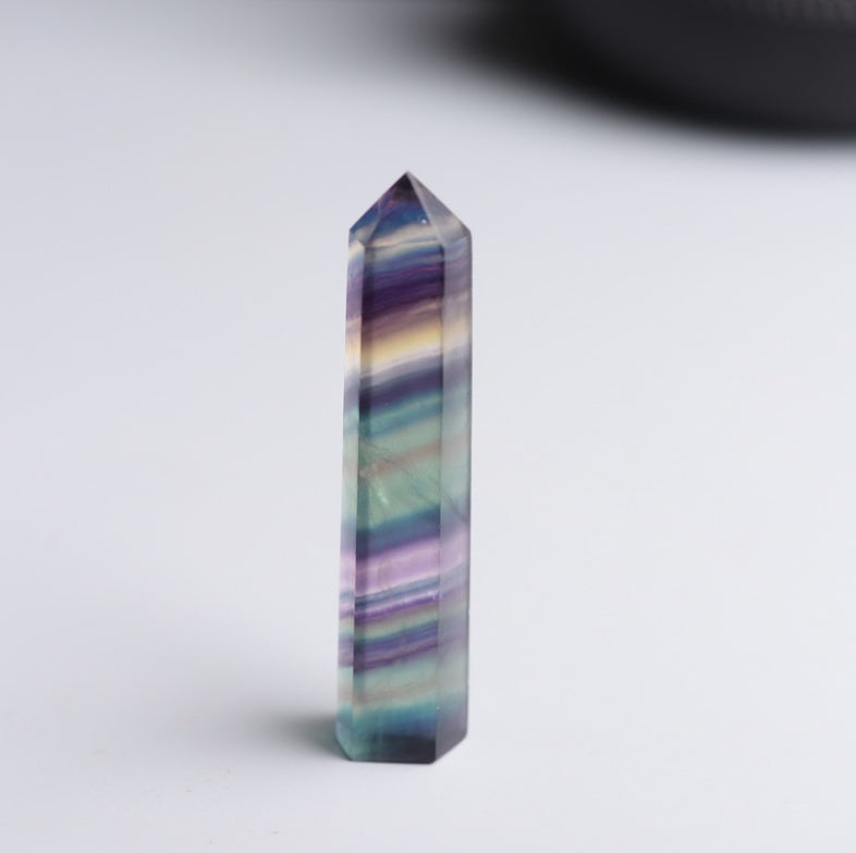 Rainbow Fluorite Prisms