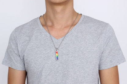 Rainbow Pendant Necklace