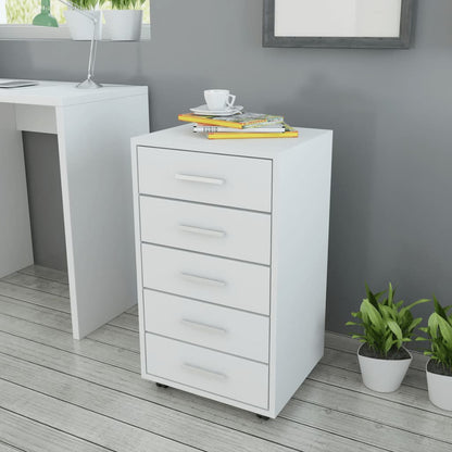 5 Drawer Versatile Cabinet on Wheels