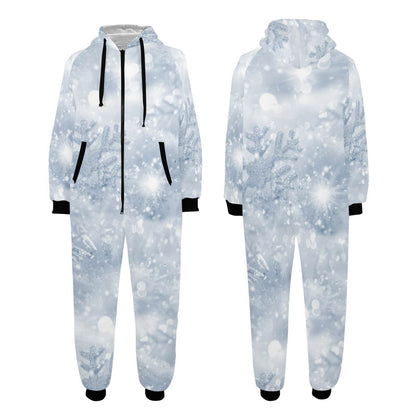 Unisex Cozie Hug Onesie - Snowflakes - Shop Jobie