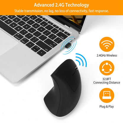 Ergonomic Wireless VERTICAL Mouse