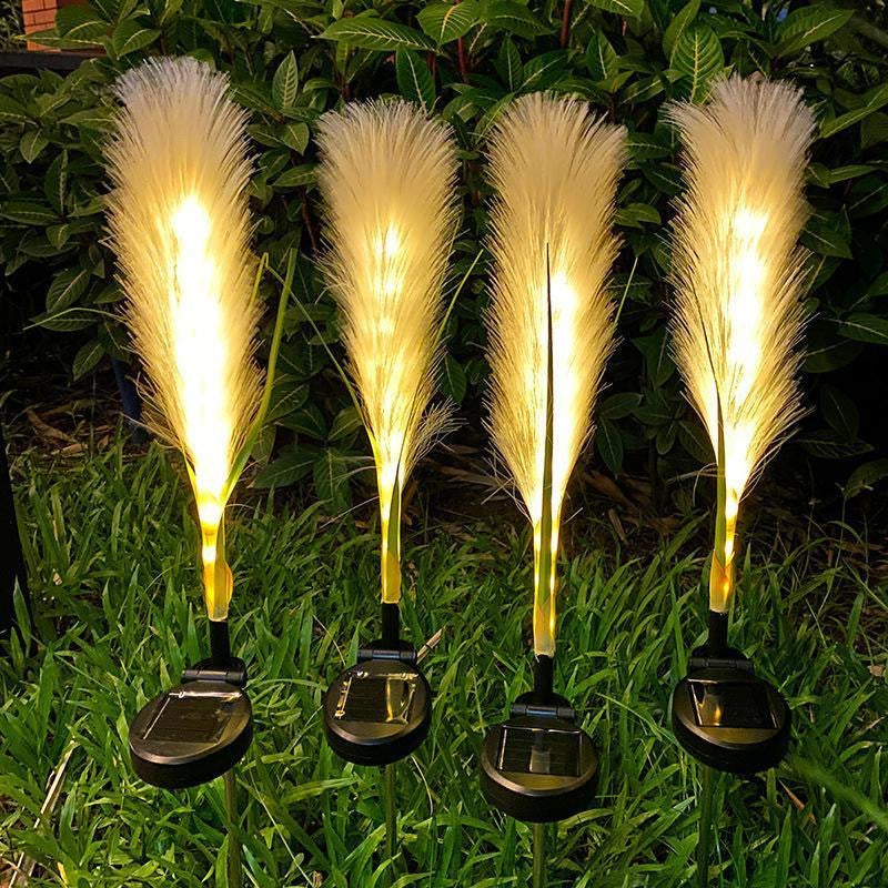 Solar Reed Glowing Garden Lights