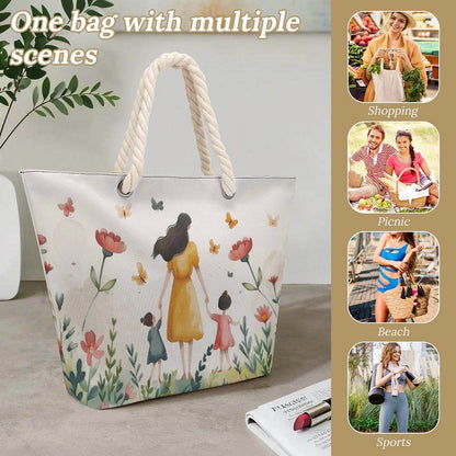 Hemp Rope Tote Bag - Shop Jobie