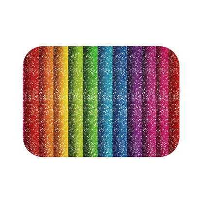 Rainbow Stripe Bath Mat