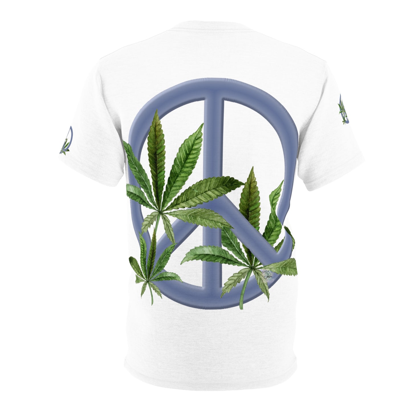 Blue Peace Weed Tshirt