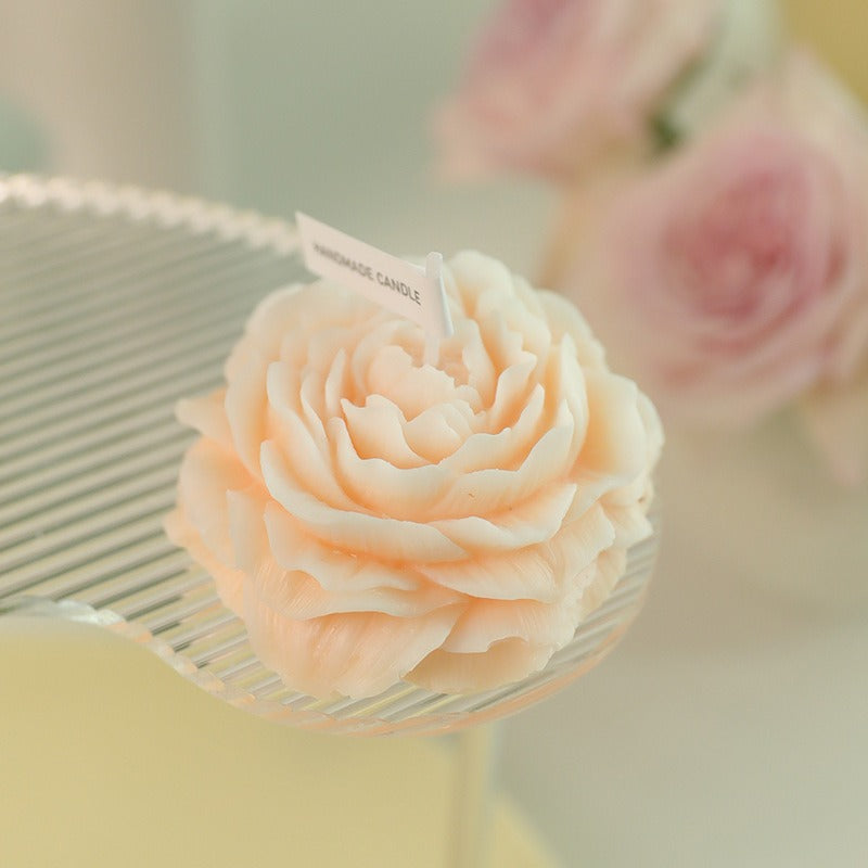 Peony Shaped Aromatherapy Candle