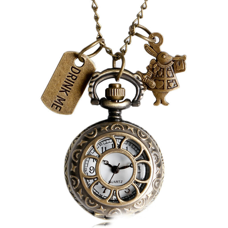 Vintage Small Alice Pocket Watch