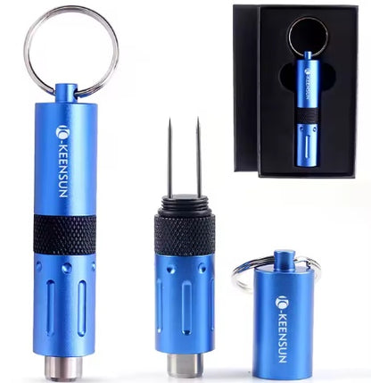 Stogie Drill Quick Knife w/Built In Punch Head Gift Boxed