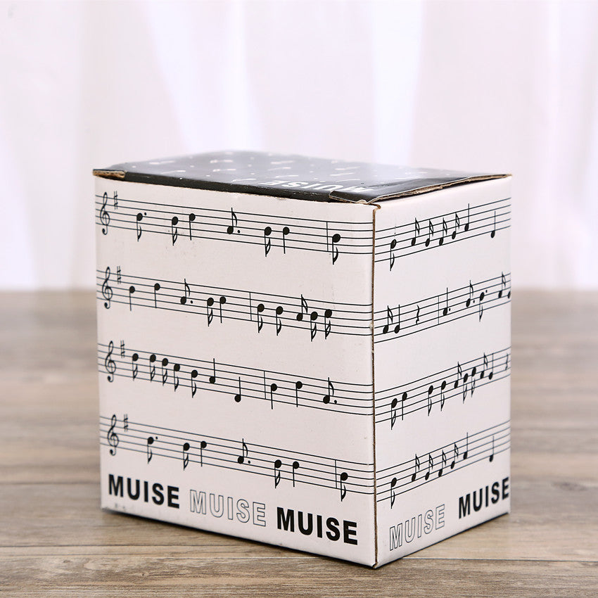 Ceramic Music Note Mug w/Lid