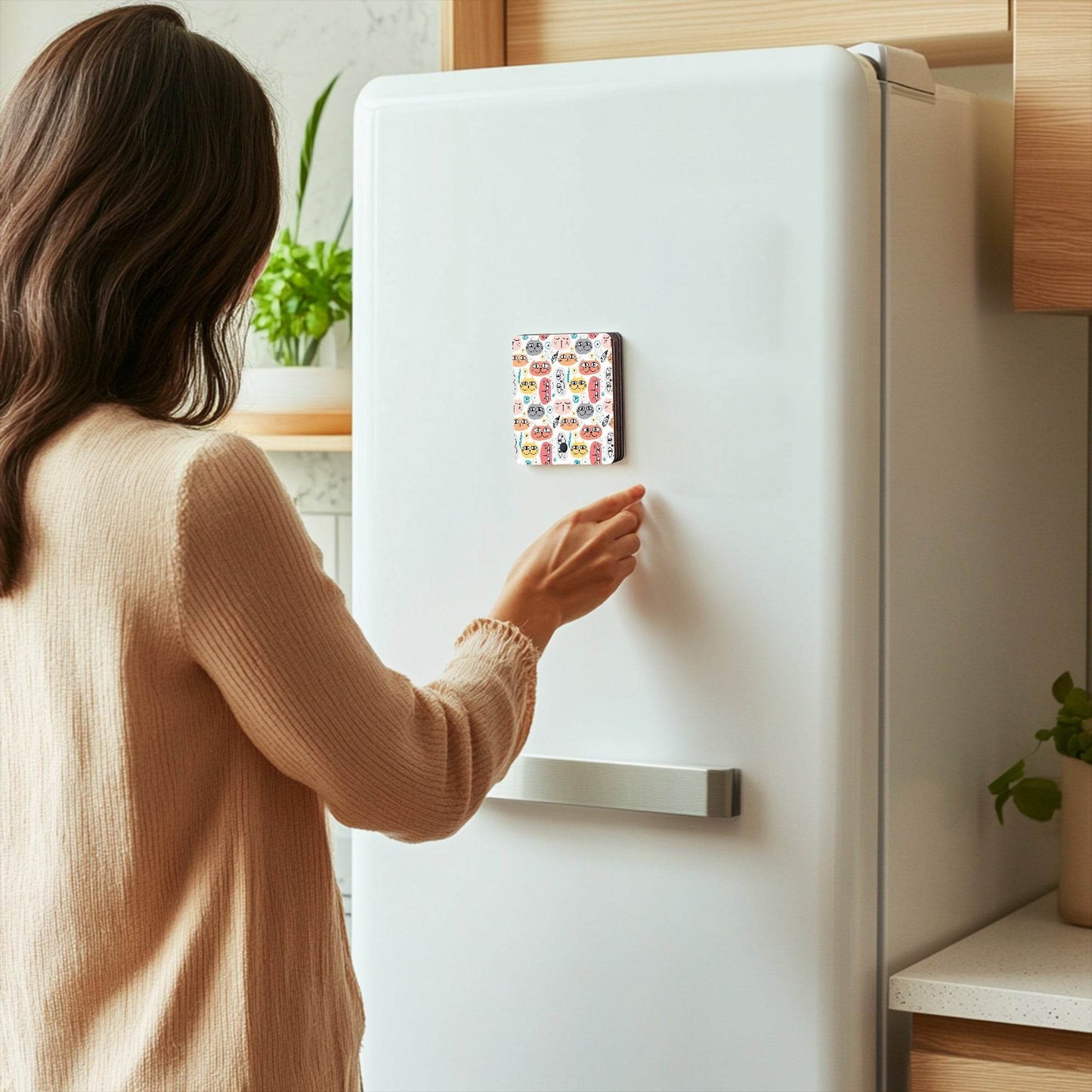 Bluetooth Music Fridge Magnet - Wooden - Shop Jobie