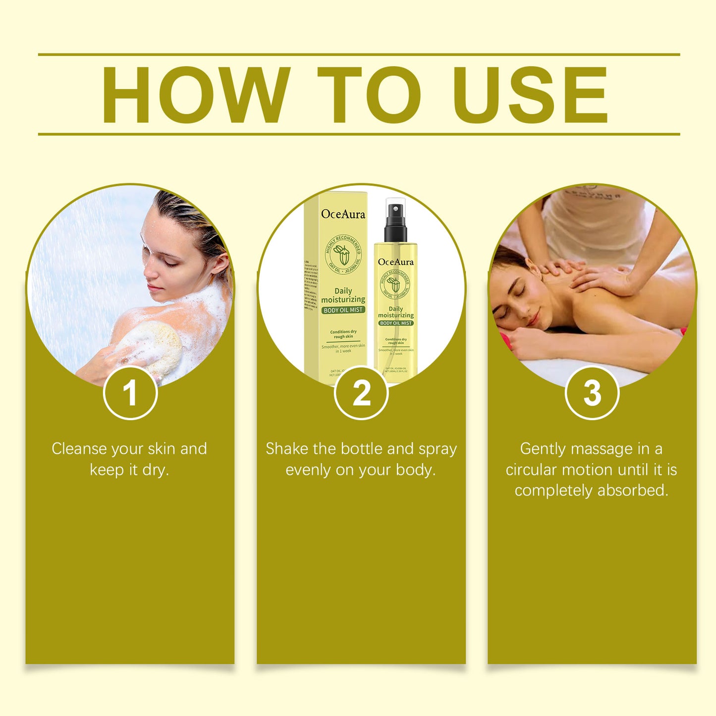 OceAura Vitamin E Moisturizing Body Oil