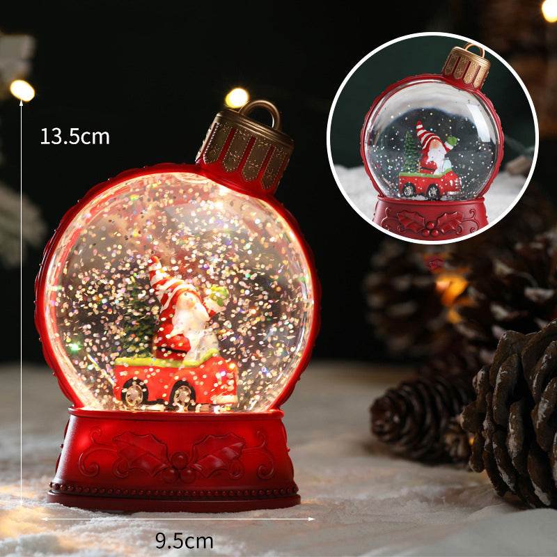 Holiday Faux Snow Globe LED Decor - Shop Jobie