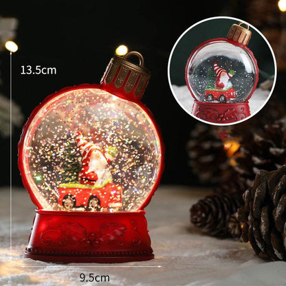 Holiday Faux Snow Globe LED Decor - Shop Jobie