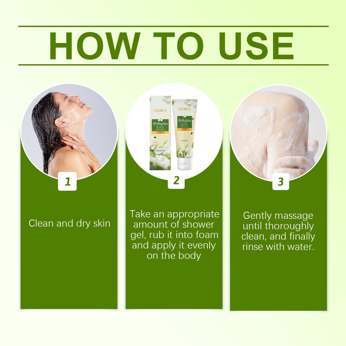 Exclusive EELHOE Jasmine Body Wash