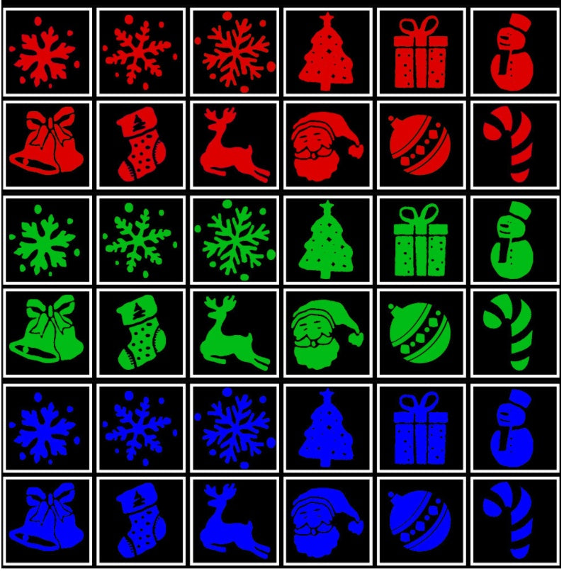 Christmas Pattern LED Laser Projector