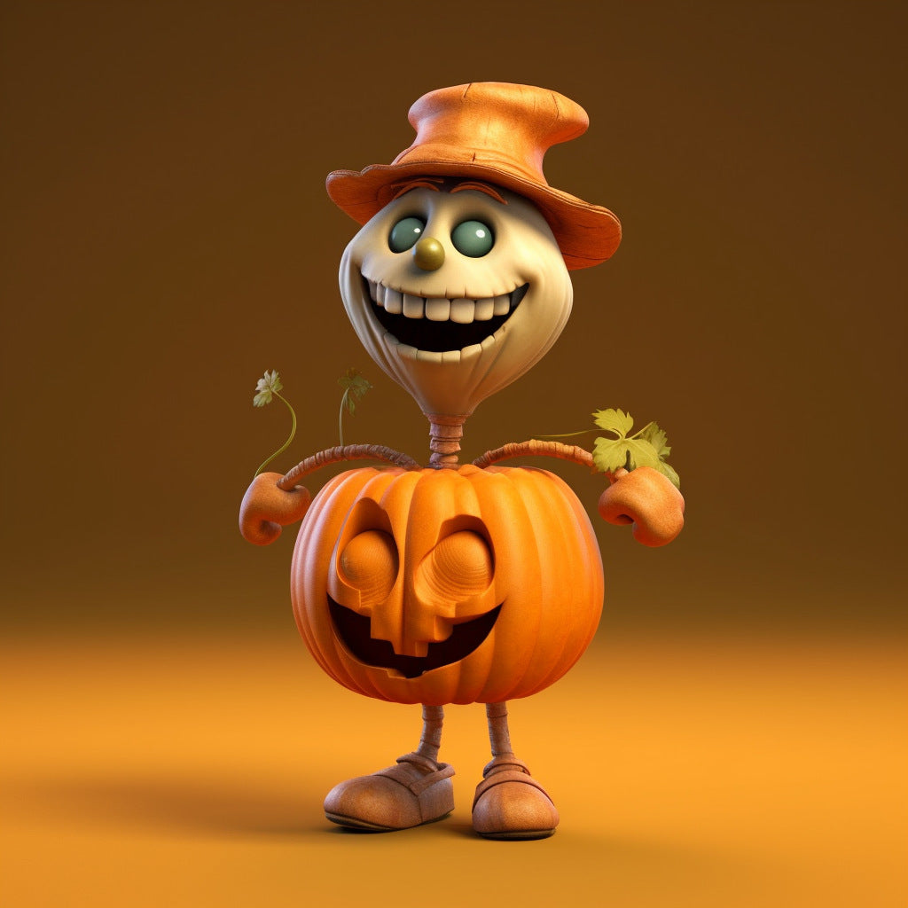 Tabletop Pumpkin Figurine