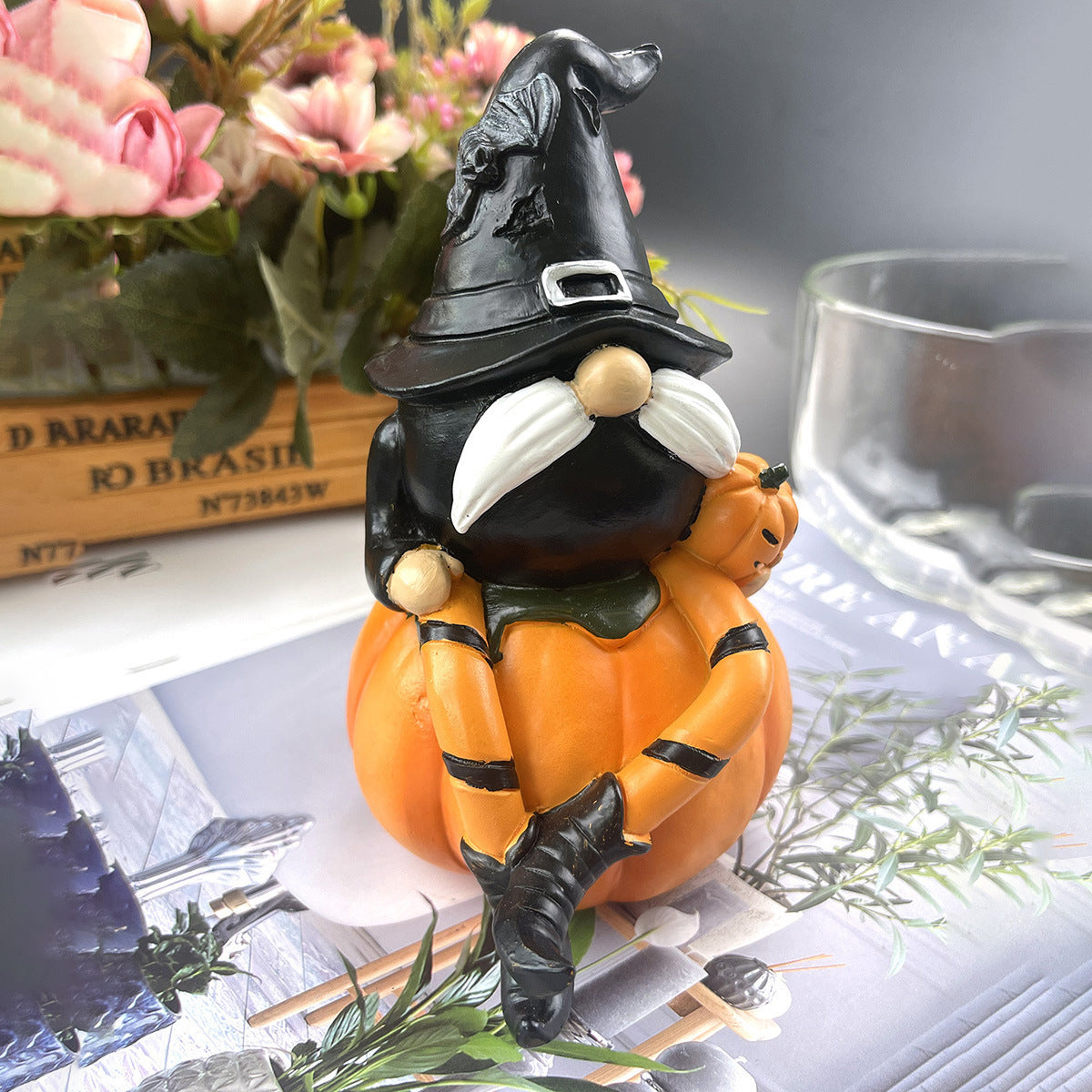 Halloween Pumpkin Gnome