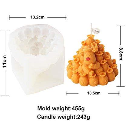 Christmas Candle Molds