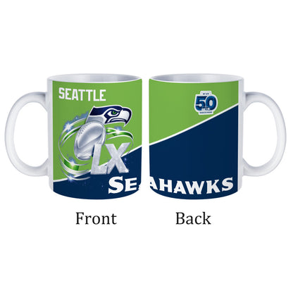 Seattle Seahawks LX Super Bowl Champ Mug