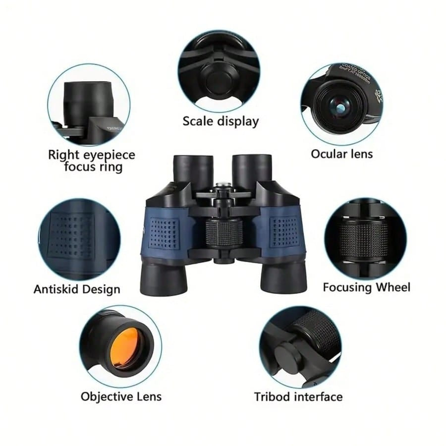 60x60 Binoculars - Tripod Ready!