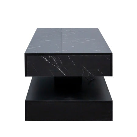 Sleek Coffee Table w/LED Lights