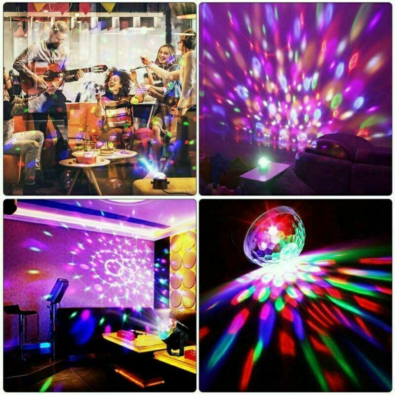 Sound Activated Disco Party Strobe LED DJ Ball
