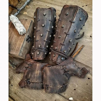Studded & Styled to Slay Medieval Gloves