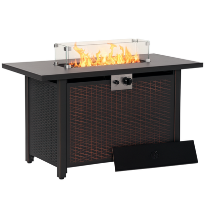 Backyard Glow-Up!  43" Fire Pit Table